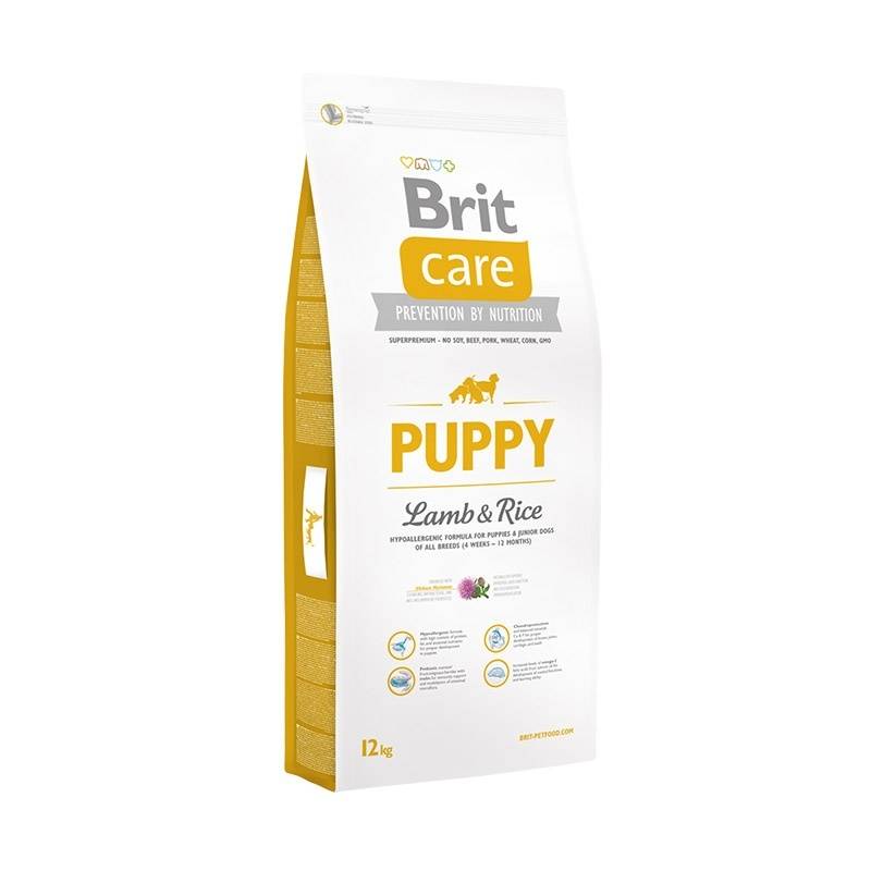 Brit care puppy all breed lamb & rice 12kg outlet