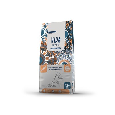 VIDA Super корм для взрослых собак средних и крупных пород, 12кг
