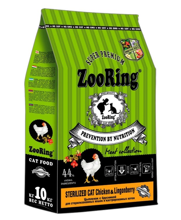 Zooring Sterilized CAT CHICKEN&Lingonberry  