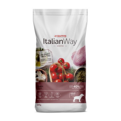 Корм Italian Way беззерновой, для собак с чувствительным пищеварением, со свежей уткой, Medium Sensitive Duck